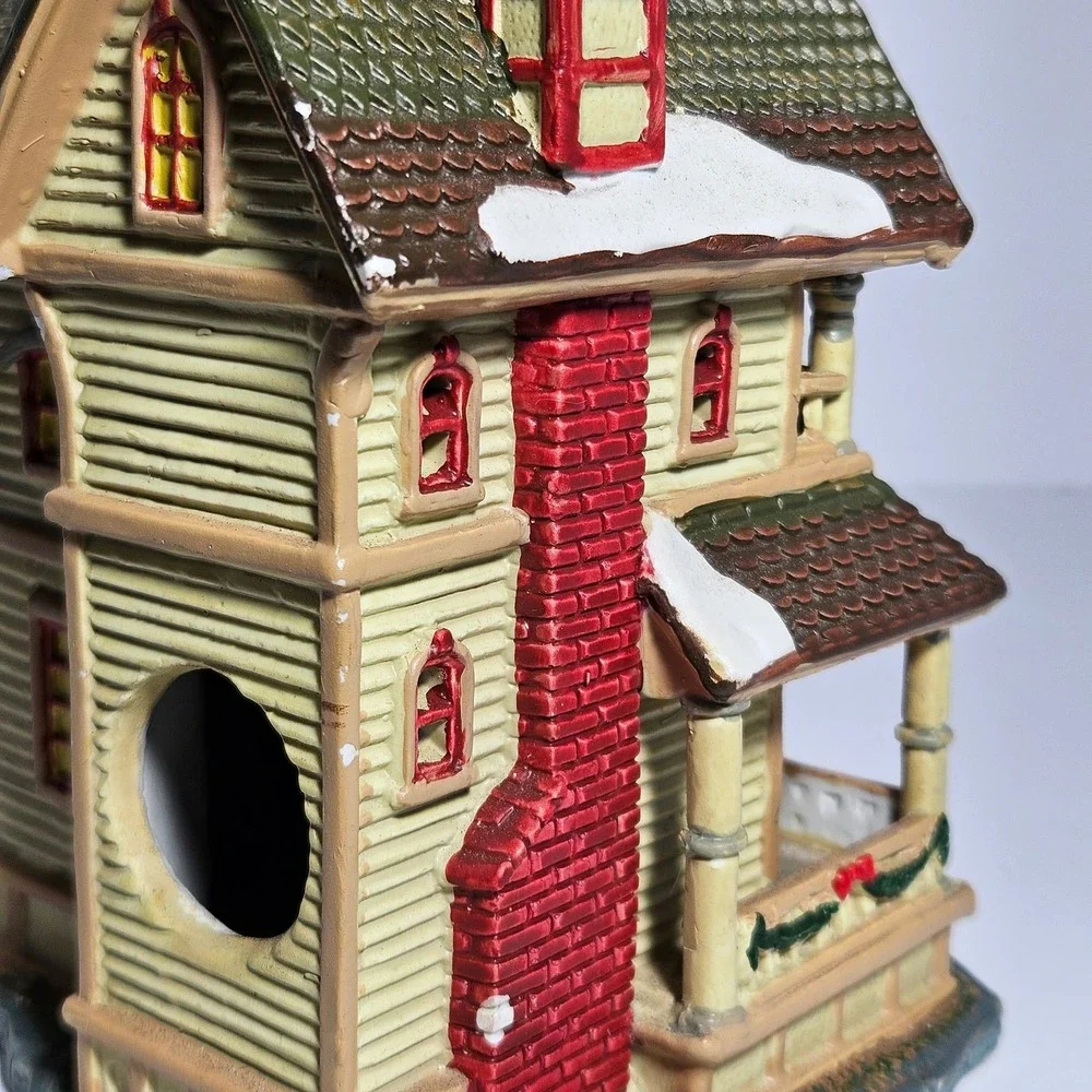 Lemax Coventry Cove Whartons Manor Porcelain Lighted House 2003 Village Decor